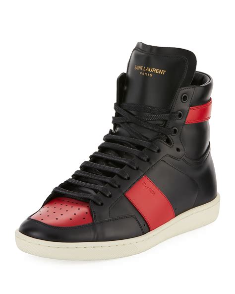 ysl sneakers herren|YSL high top sneakers.